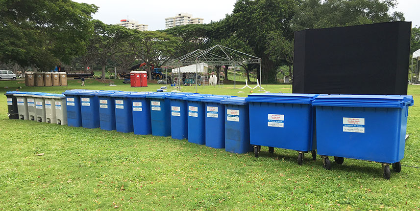 event and trade fair waste disposal